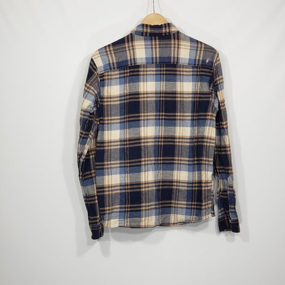 Patagonia  Blue Cream Flannel   Men's Medium - Picture 3 of 5